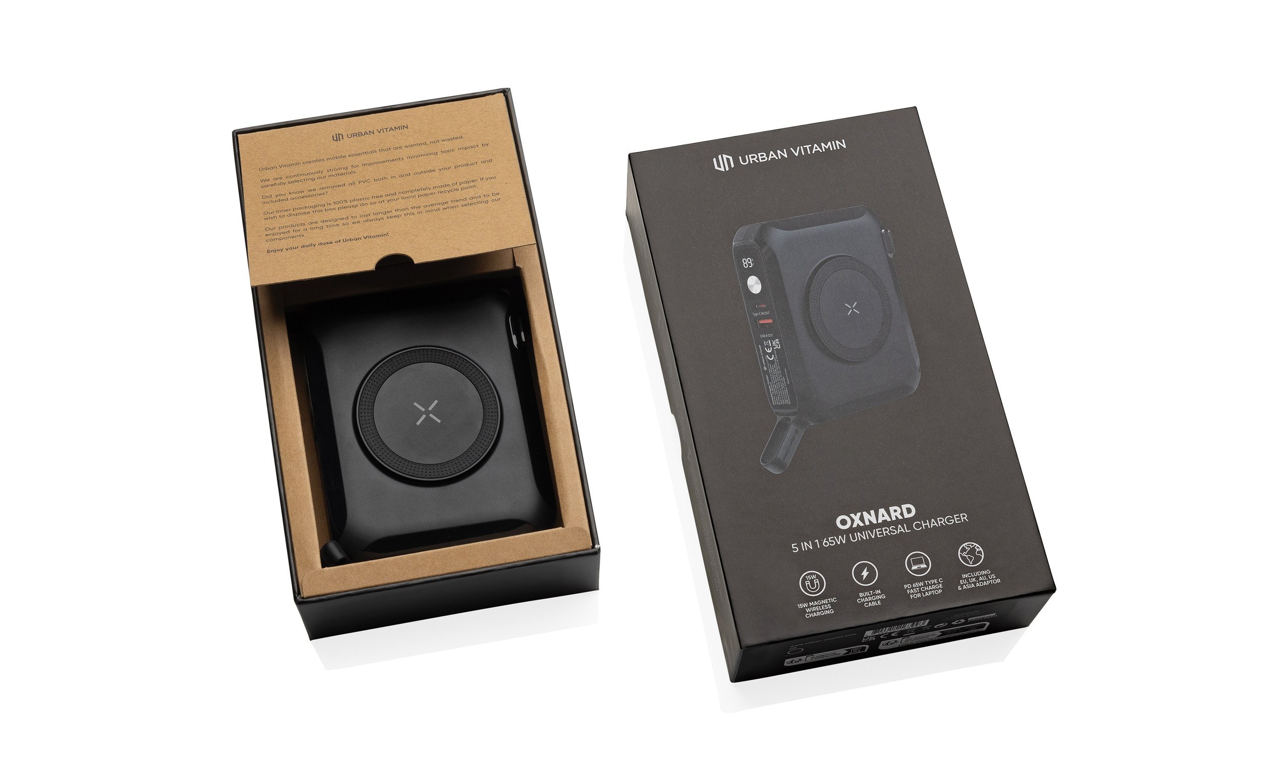 Urban Vitamin Saratoga 5-in-1 universele lader